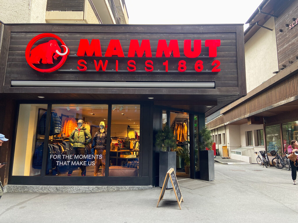 MAMMUT Zermatt店