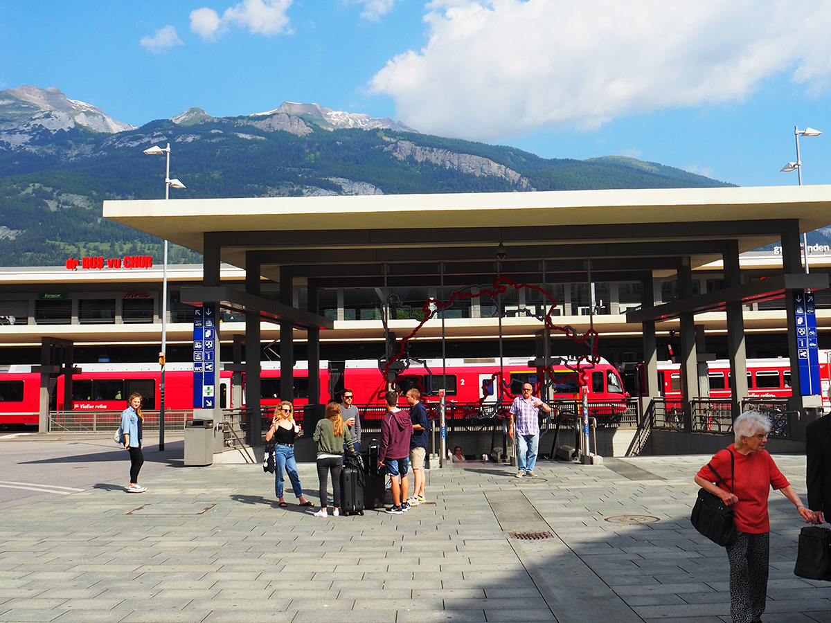 スイスの駅